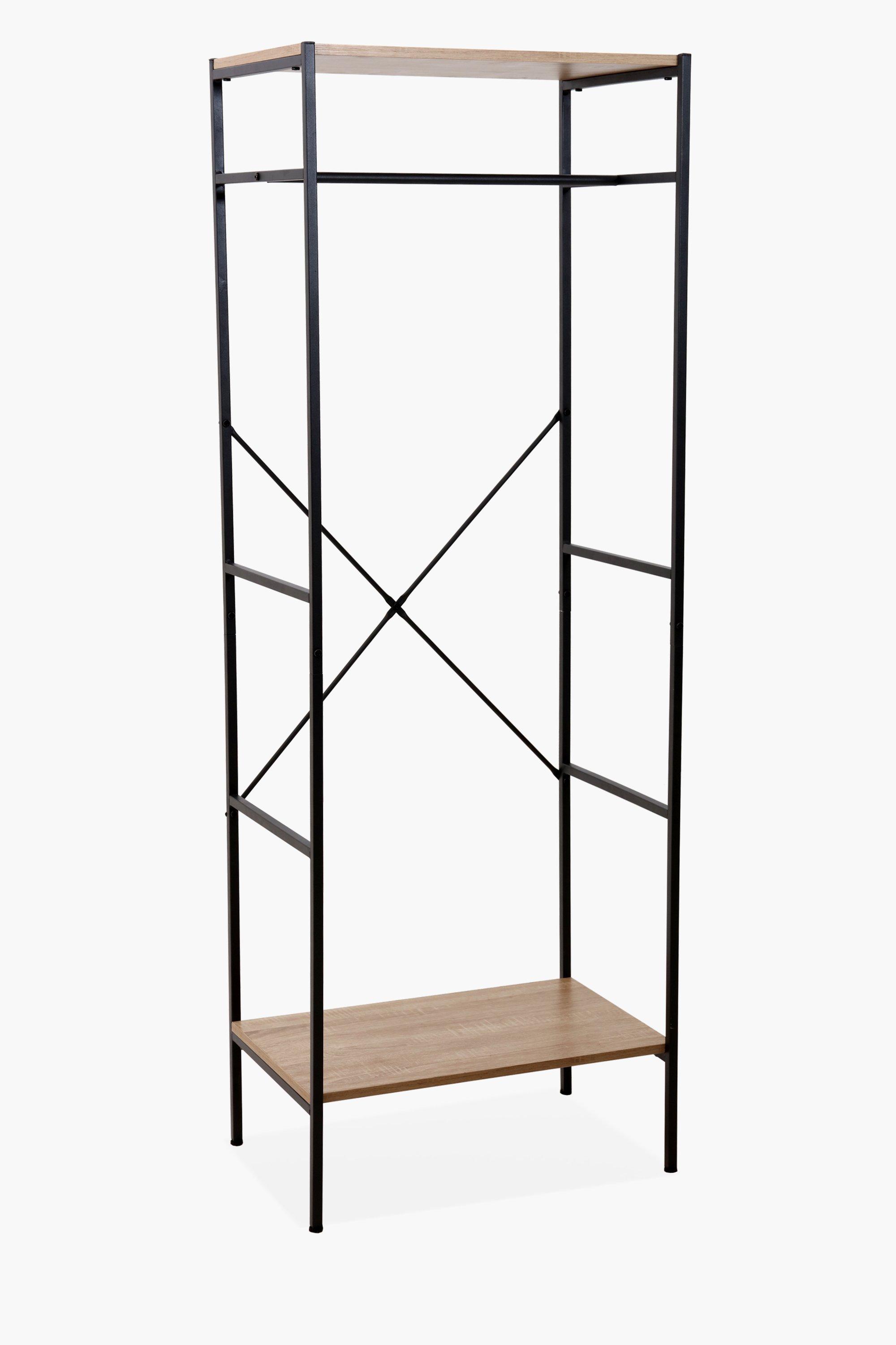 Hanging Clothes Rack Single, 60x40x170 cm