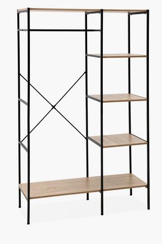 Clothes Shelving Unit, 100x40x170 cm