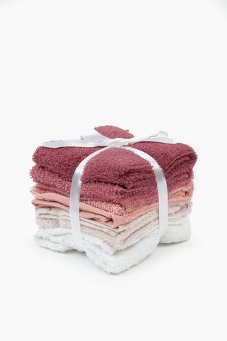 5 Pack Pastel Face Cloths