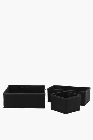 6 Pack Knock Down Storage Cube Set