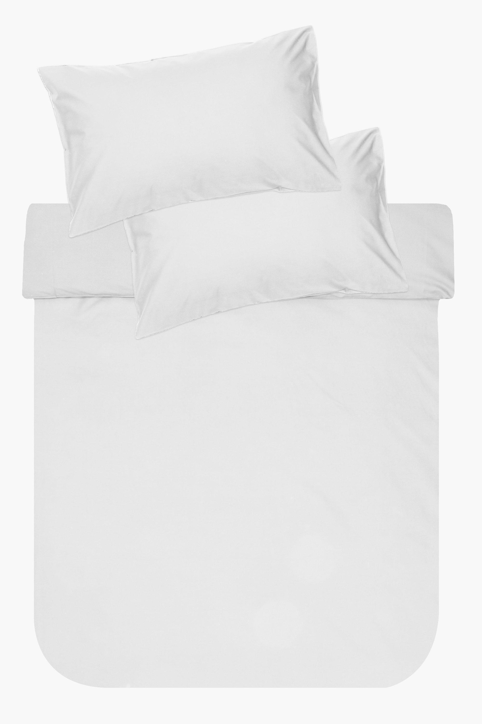 180 Thread Count Plain Percale Polycotton Duvet Cover Set