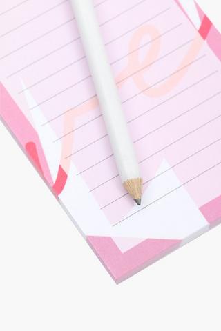 Cherry Notepad With Pencil