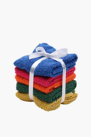 5 Pack Multi Face Cloths