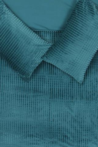 Waffle Coral Fleece Duvet Cover Set