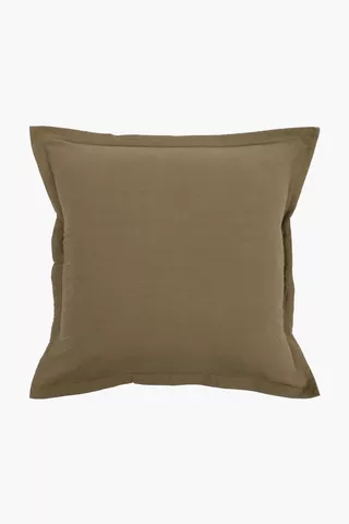 Textured Bush Linen Cotton Scatter Cushion, 50x50cm