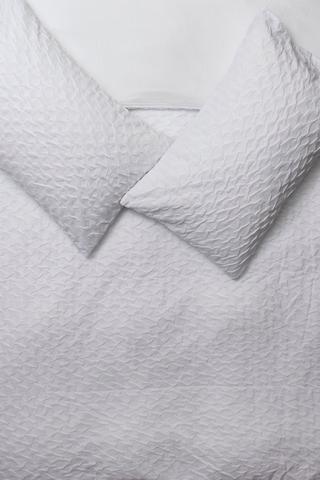 Microfibre Pressed Textured Classic Duvet Cover Set