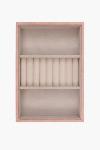 Divisional Velvet Jewellery Box, 22x15cm
