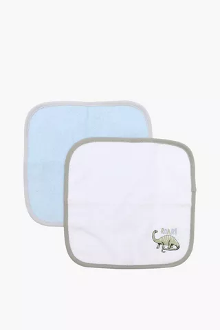 2 Pack Remi Dino Face Cloths