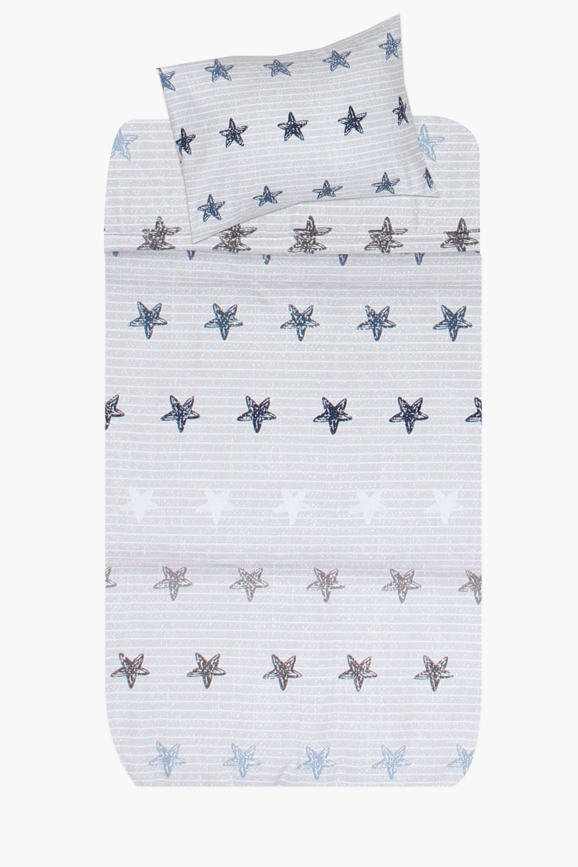 Microfibre Stars Comforter Set