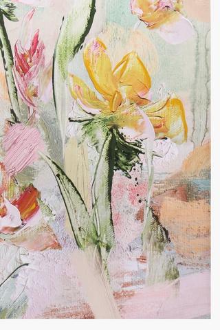 Pearl Floral Canvas, 90x120cm