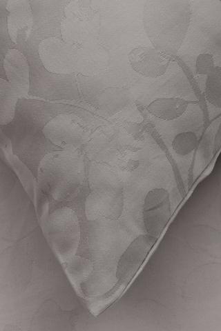 Cotton Jacquard Leaf 2 Pack Standard Pillowcase