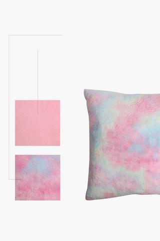 Faux Fur Marshmallow Floor Cushion, 100x100cm