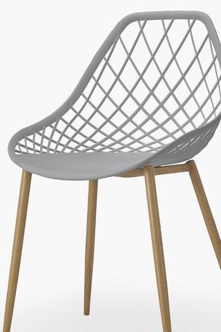 Retro Web Armless Chair