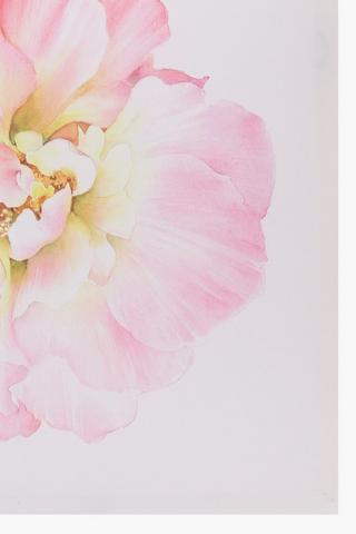 Peony Printed Canvas, 40x40cm