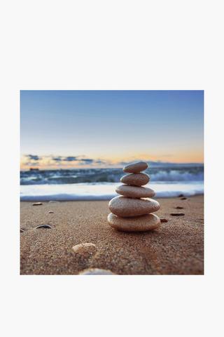 Stone Stack Canvas, 40x40cm