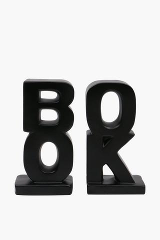Resin Letter Bookends, 11x21cm