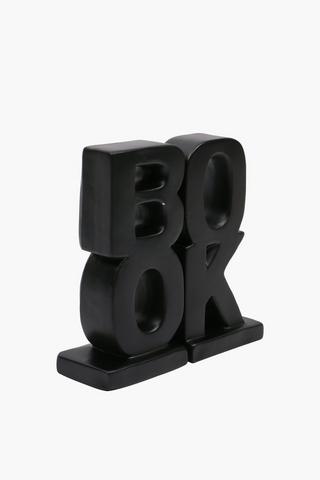 Resin Letter Bookends, 11x21cm