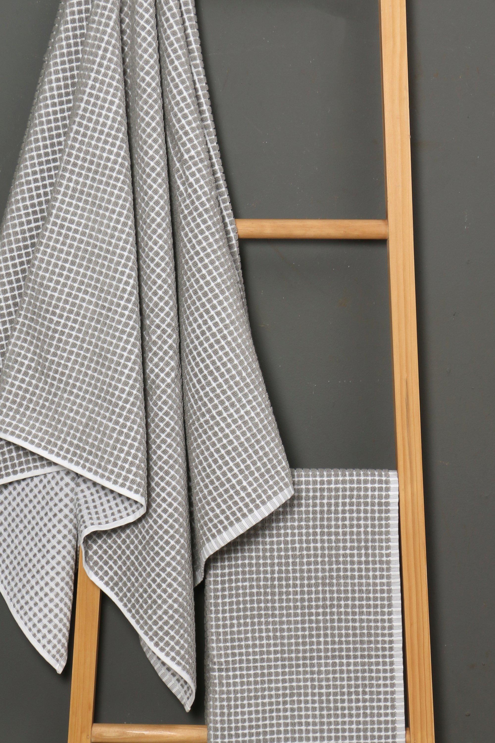 Jacquard Cube Cotton Hand Towel