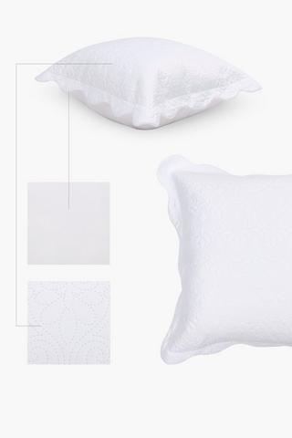 Satin Usonic Botanic Scatter Cushion, 60x60cm