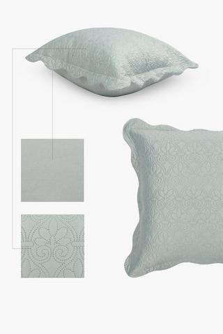 Satin Usonic Botanic Scatter Cushion, 60x60cm