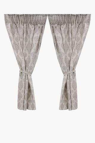2 Pack Tunis Cafe Curtain, 110x120cm