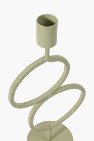 Oval Stack Dinner Candle Holder, 12x27cm