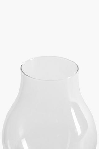 Bulb Glass Vase, 10x25cm