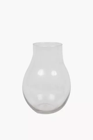Glass Bulb Vase, 20cm