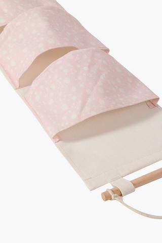 3 Pocket Spotted Hanging Storage