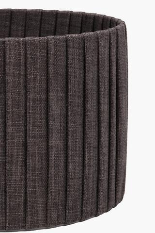 Pleated Drum Lampshade, 27x18cm