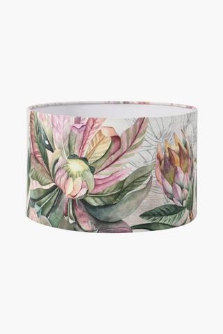Bold Floral Drum Lamp Shade, 20x30cm