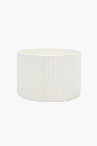 Pleated Drum Lampshade, 27x18cm