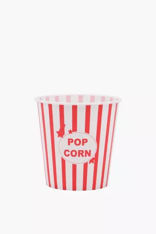 Plastic Popcorn Bowl Medium