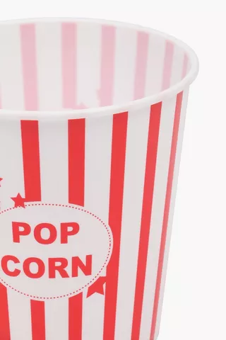 Plastic Popcorn Bowl Medium