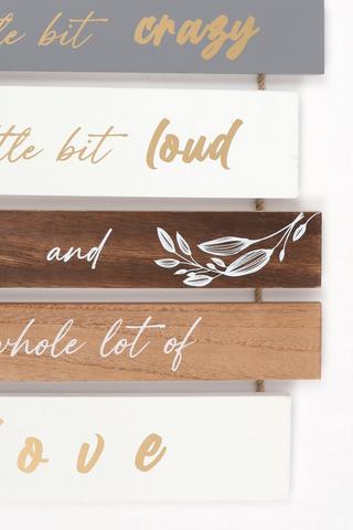 Whole Lot Of Love Sign, 36x52cm
