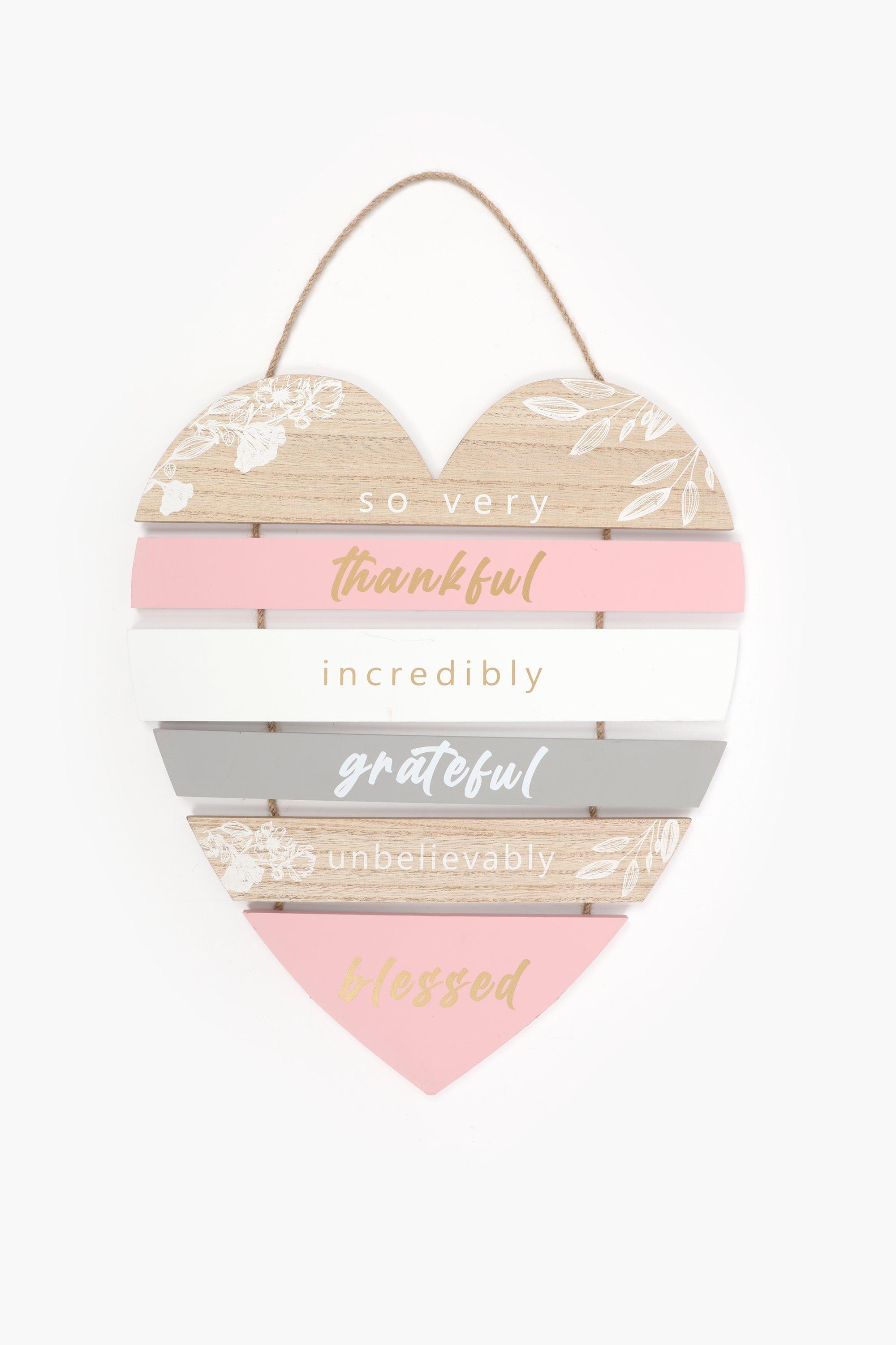 Heart Hanging Slat, 42x52cm