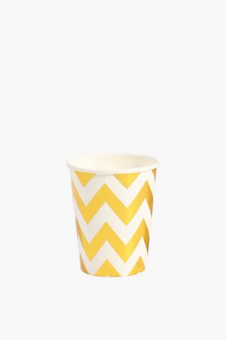 8 Pack Metallic Paper Cups