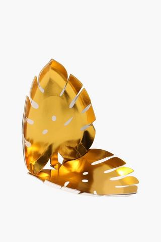 8 Pack Metallic Paper Plates