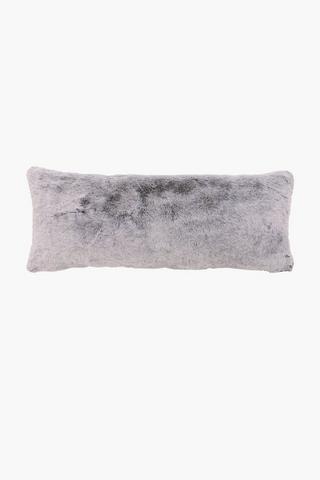 Faux Fur Scatter Cushion, 30x80cm
