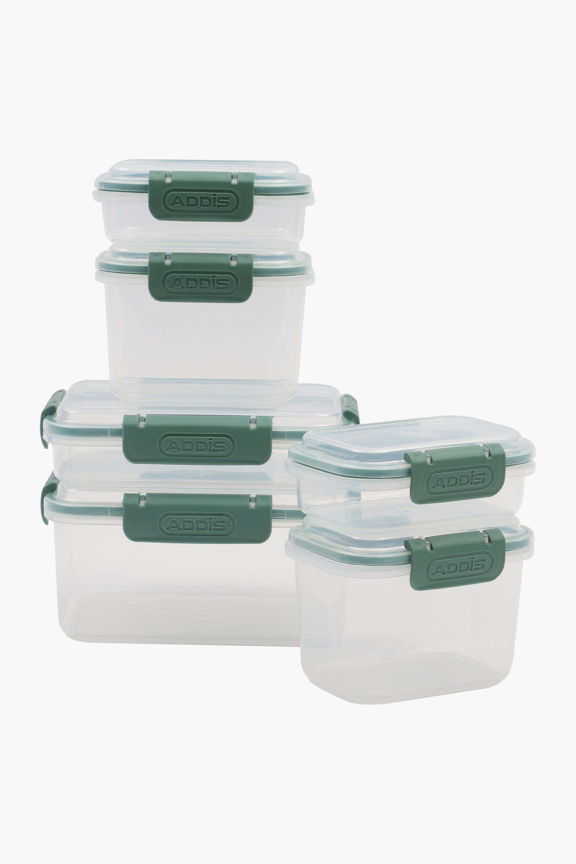 6 Addis Clip And Seal Lunch Box Set