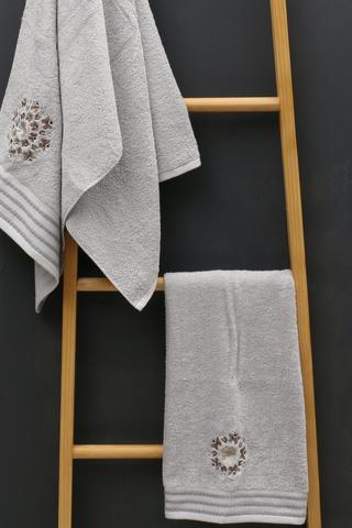 Cotton Embellished Mimosa Botanic Towel