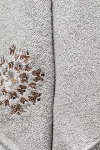 Cotton Embellished Mimosa Botanic Towel