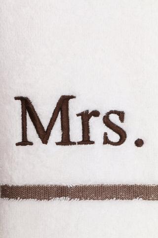 Classic Embroidered Mrs Cotton Hand Towel