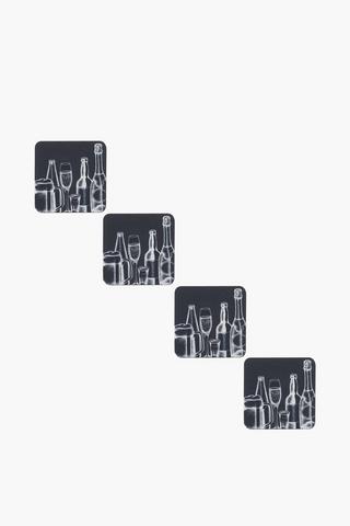 4 Pack Felt Coasters