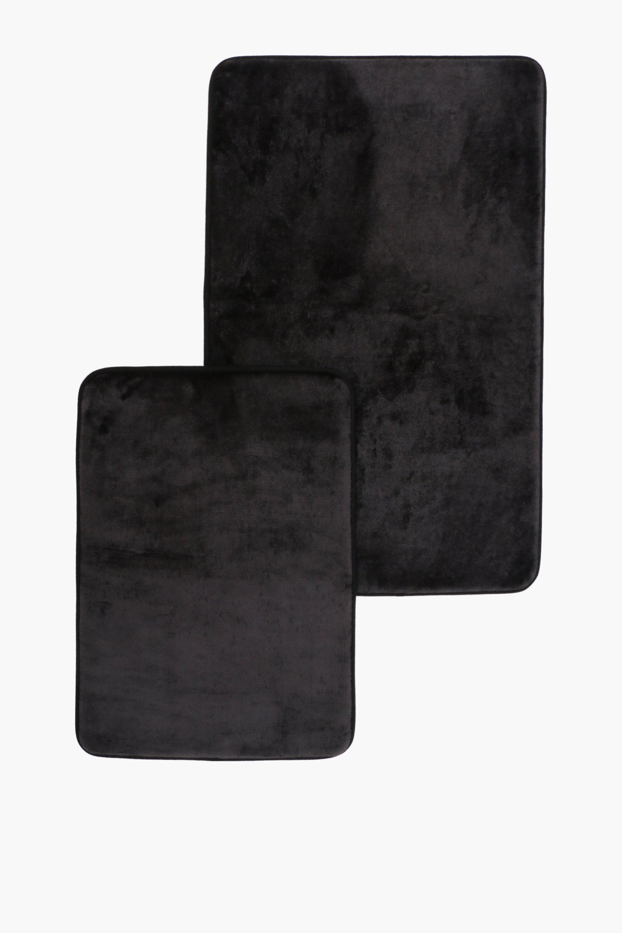 2 Piece Memory Foam Bath Mat Set