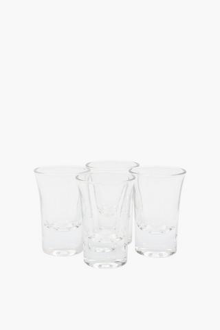 4 Pack Shooter Glasses, 35ml