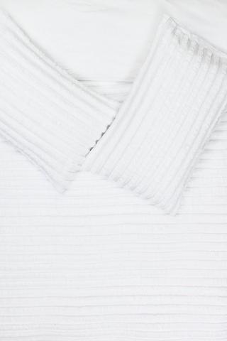 Tufted Stripe Classic Duvet Cover Set