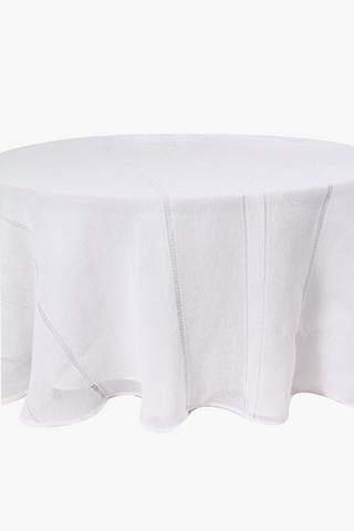 Sheer Round Tablecloth, 180cm