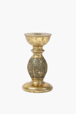 Nile Etch Dinner Candle Holder, 18cm