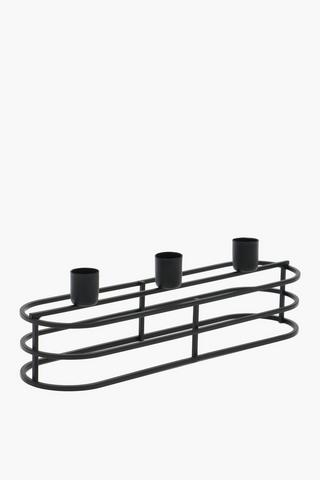 Urban Multi-dinner Candle Holder, 30x9cm